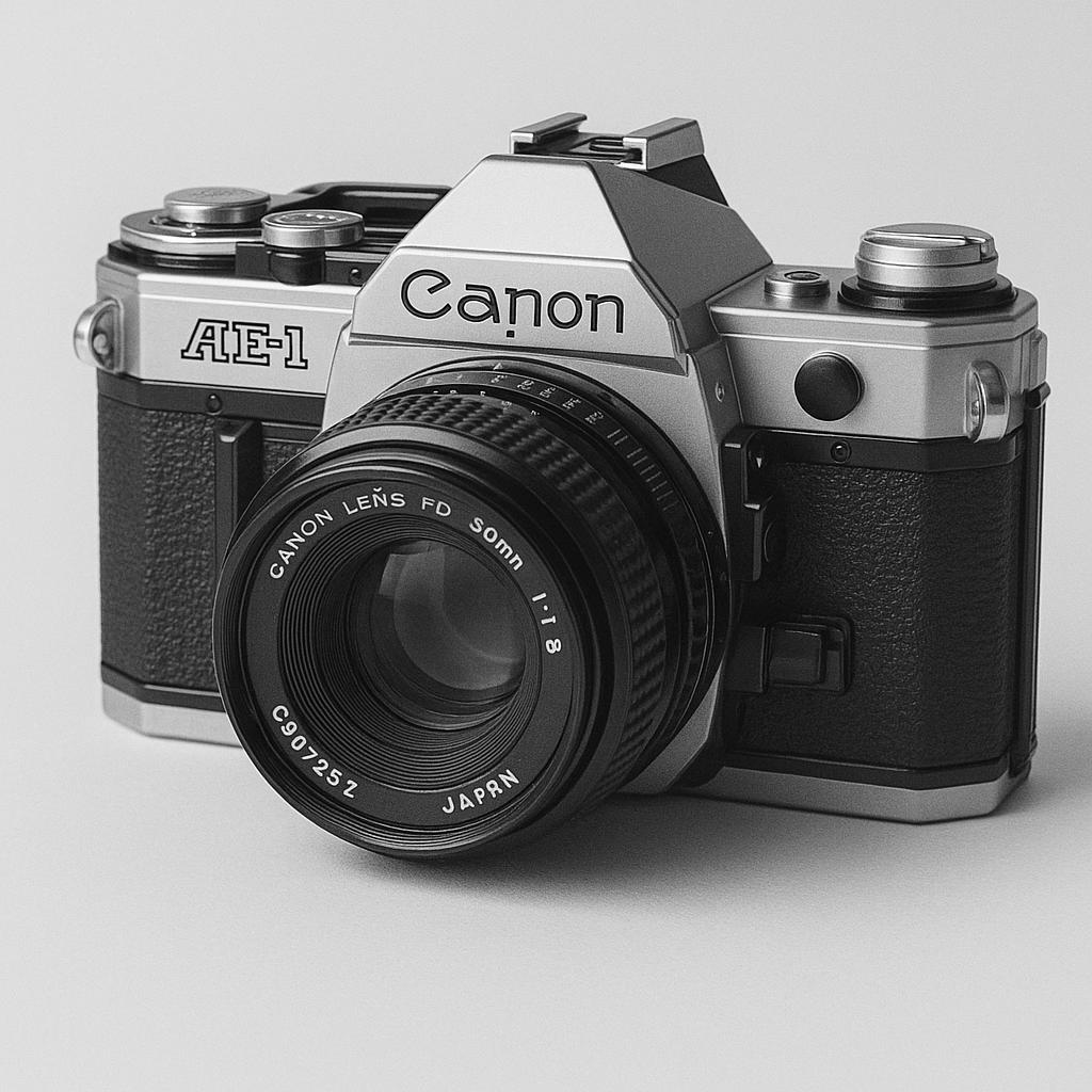 Canon AE-1 vintage SLR camera