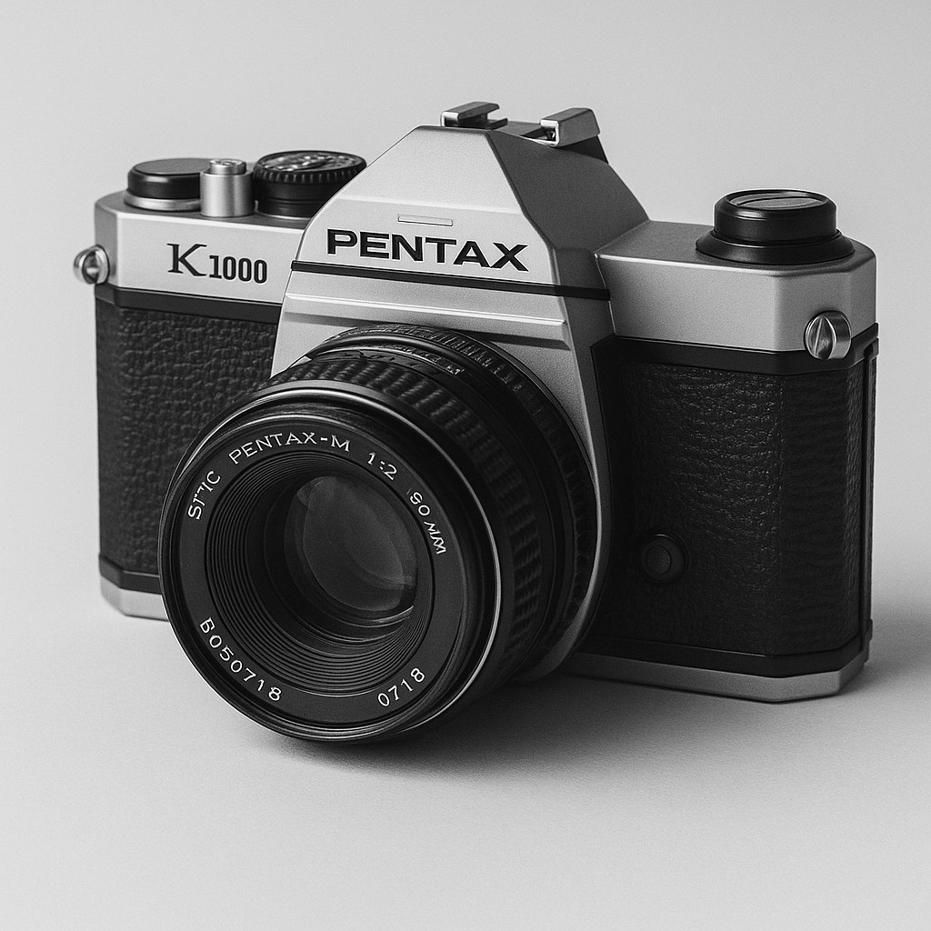 Pentax K1000 vintage SLR camera